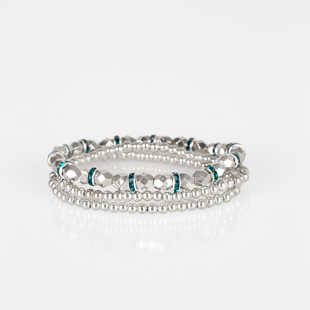 Let There Beam Light blue bracelet